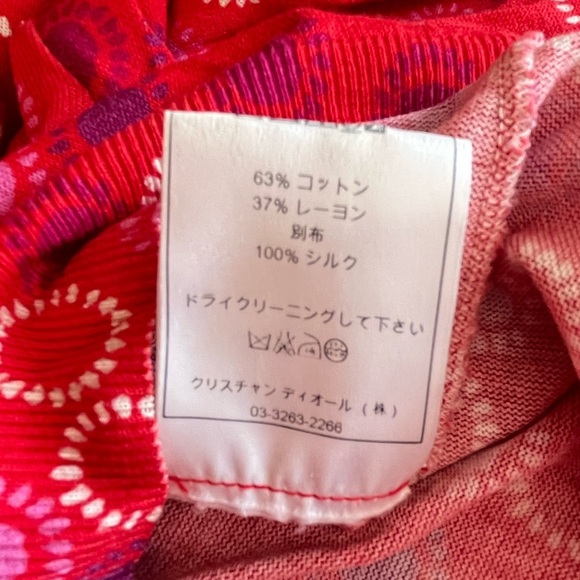 Christian Dior Printed Bow 3/4 Sleeve Knit Sweater - Picture 6 of 8